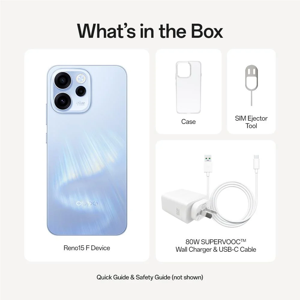 OPPO Reno15 F 5G 256GB (Aurora Blue) - Image 11