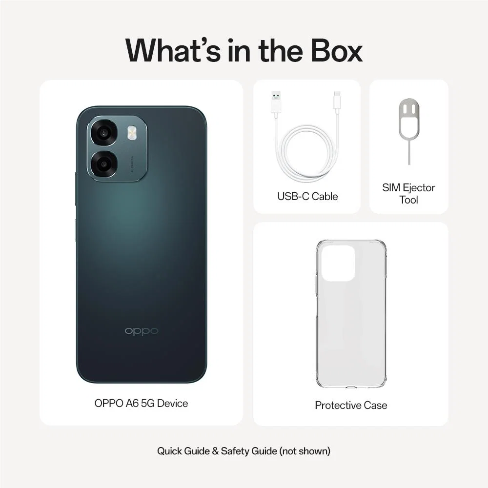 OPPO A6 5G 256GB (Sapphire Black) - Image 9