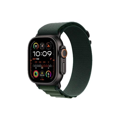 Apple Watch Ultra 2 2023 Good - Natural - Trail Loop Green Gray - Image 4