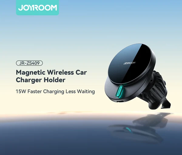 JOYROOM JR ZS409 Magnetic Wireless Car Charger Holder - Image 3