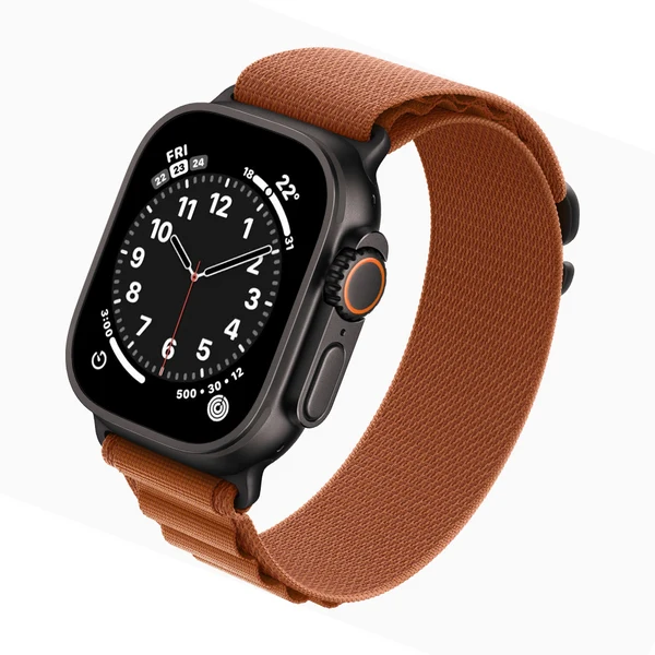 Apple Watch Ultra 3 2025 Exceptional - Black - Alpine Loop Light Blue - Image 4