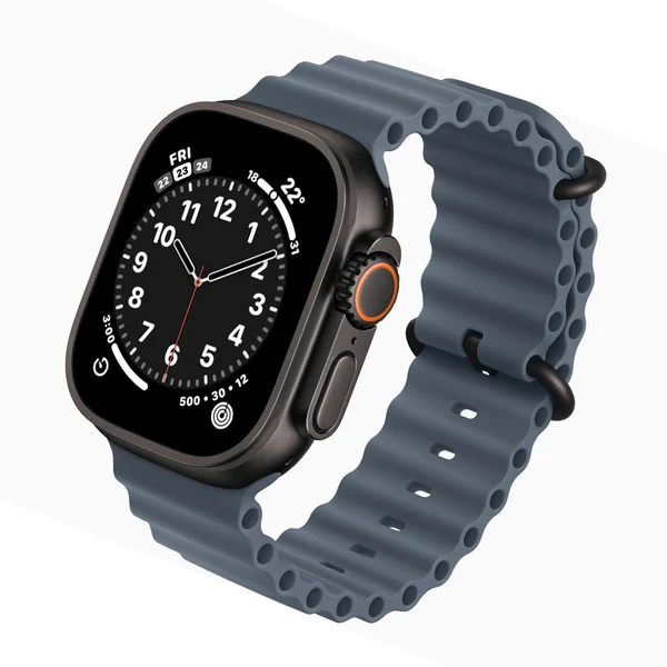 Apple Watch Ultra 3 2025 Exceptional - Black - Alpine Loop Light Blue - Image 5