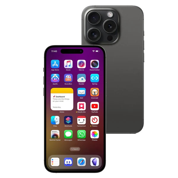 iPhone 15 Pro Max 256GB Excellent - Black Titanium - 256GB
